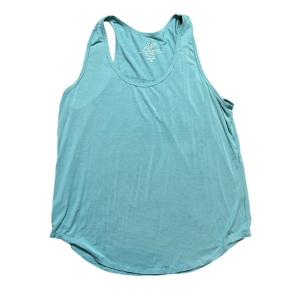 KUHL Venture Tank Teal Stripe Size XL